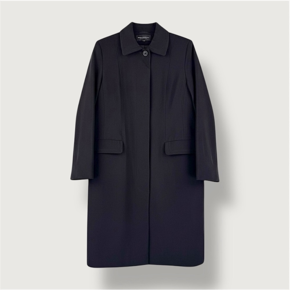 Vintage | Fen-Nelli | 6 | Black Dress Coat | Minimalist | Classic | 90s | Y2K